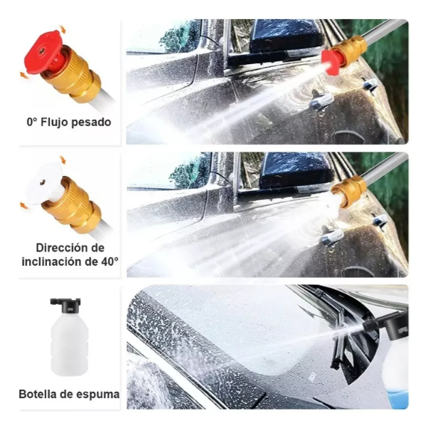 Cleanfast™~HIDROLAVADORA DE DOBLE BATERIA 48 V