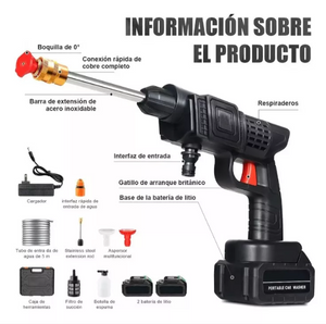 Cleanfast™~HIDROLAVADORA DE DOBLE BATERIA 48 V